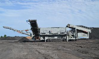 Bauxite mobile crusher in China .